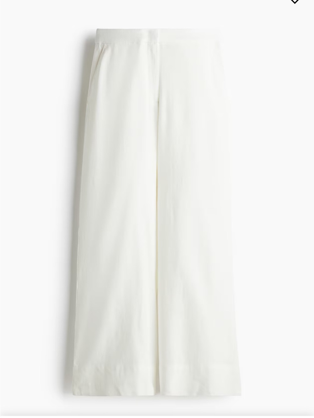 Cream H&M wide leg linen blend - Picture 5 of 6